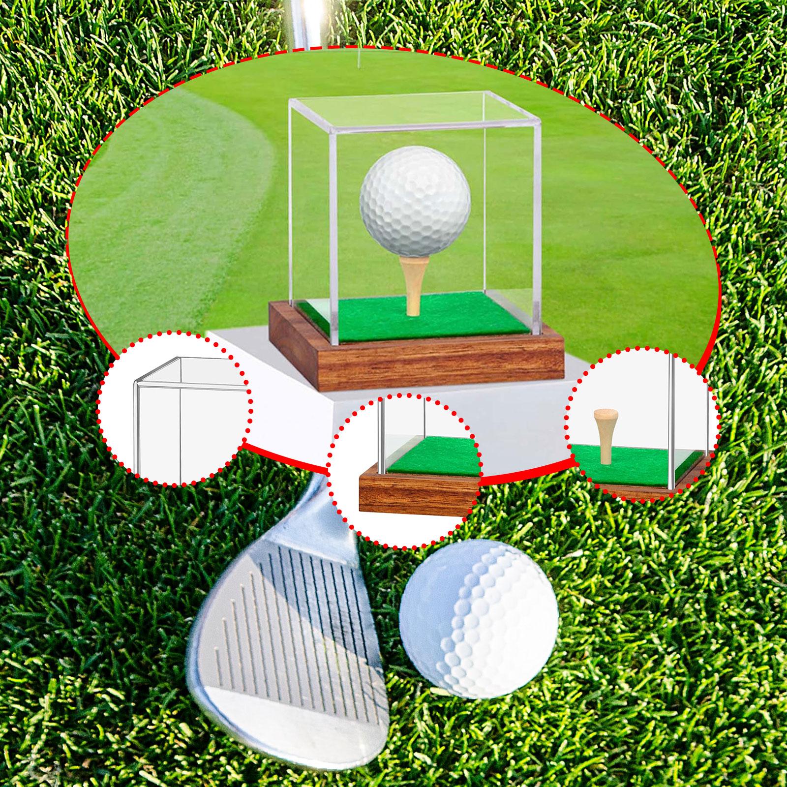 Golf Scorecard Holder - Golf Ball Stand Box Holder Multipurpose