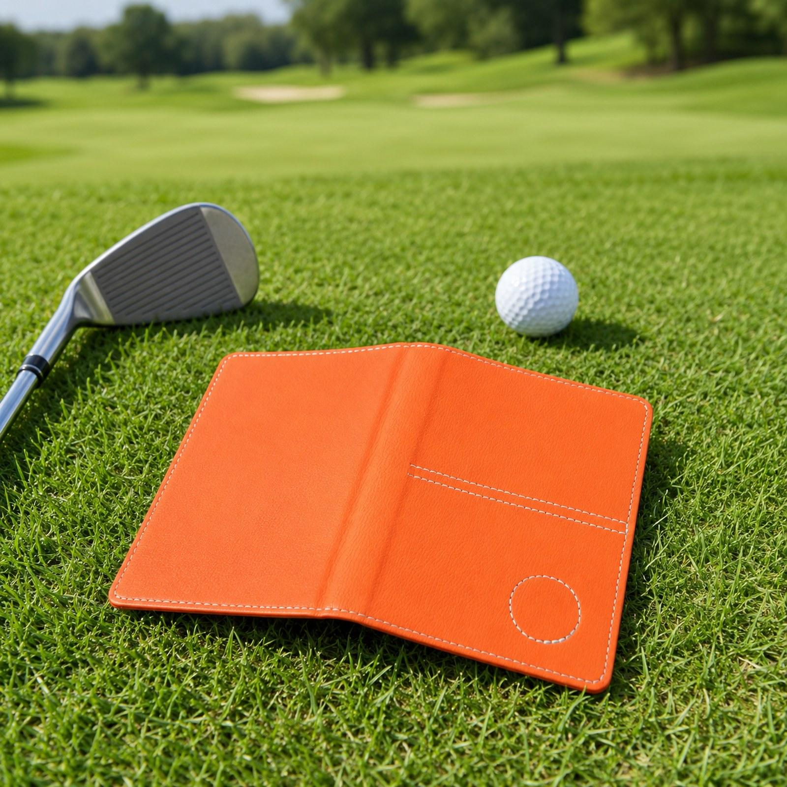 Golf Scorecard Holder - Golfing Yardage Book Cover Wear Resistant