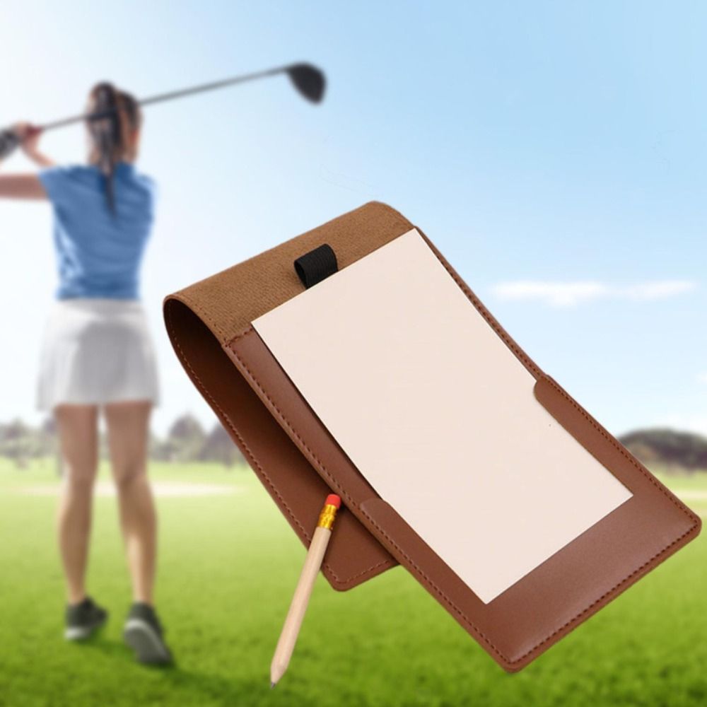 PU Leather Golf Score Book Yar – Golf Scorecard Holder Bewertung und Preis