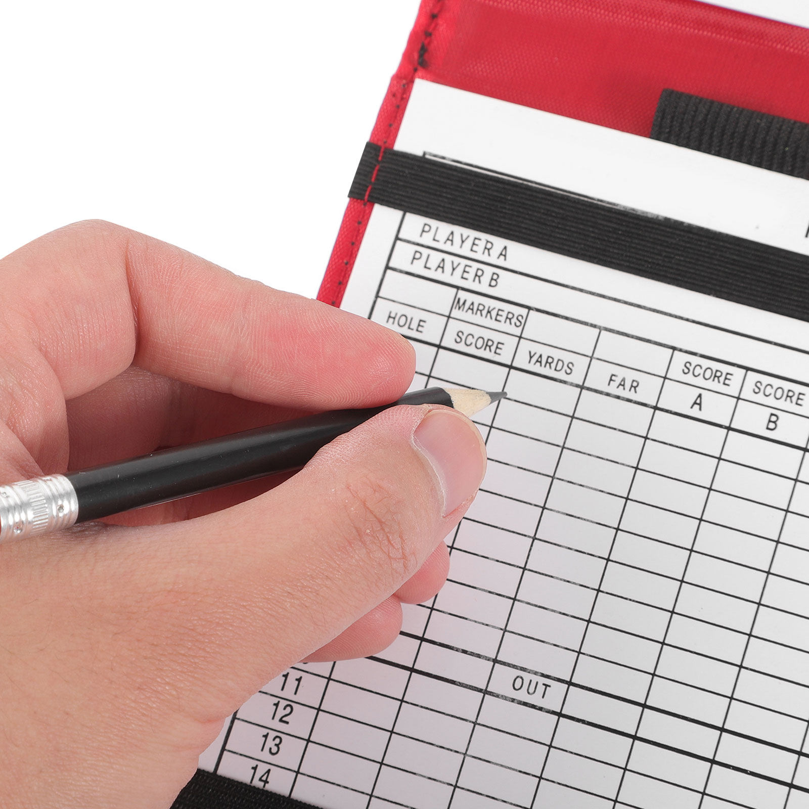 Stylish Golfs Scorebook PU Por – Golf Scorecard Holder Bewertung und Preis