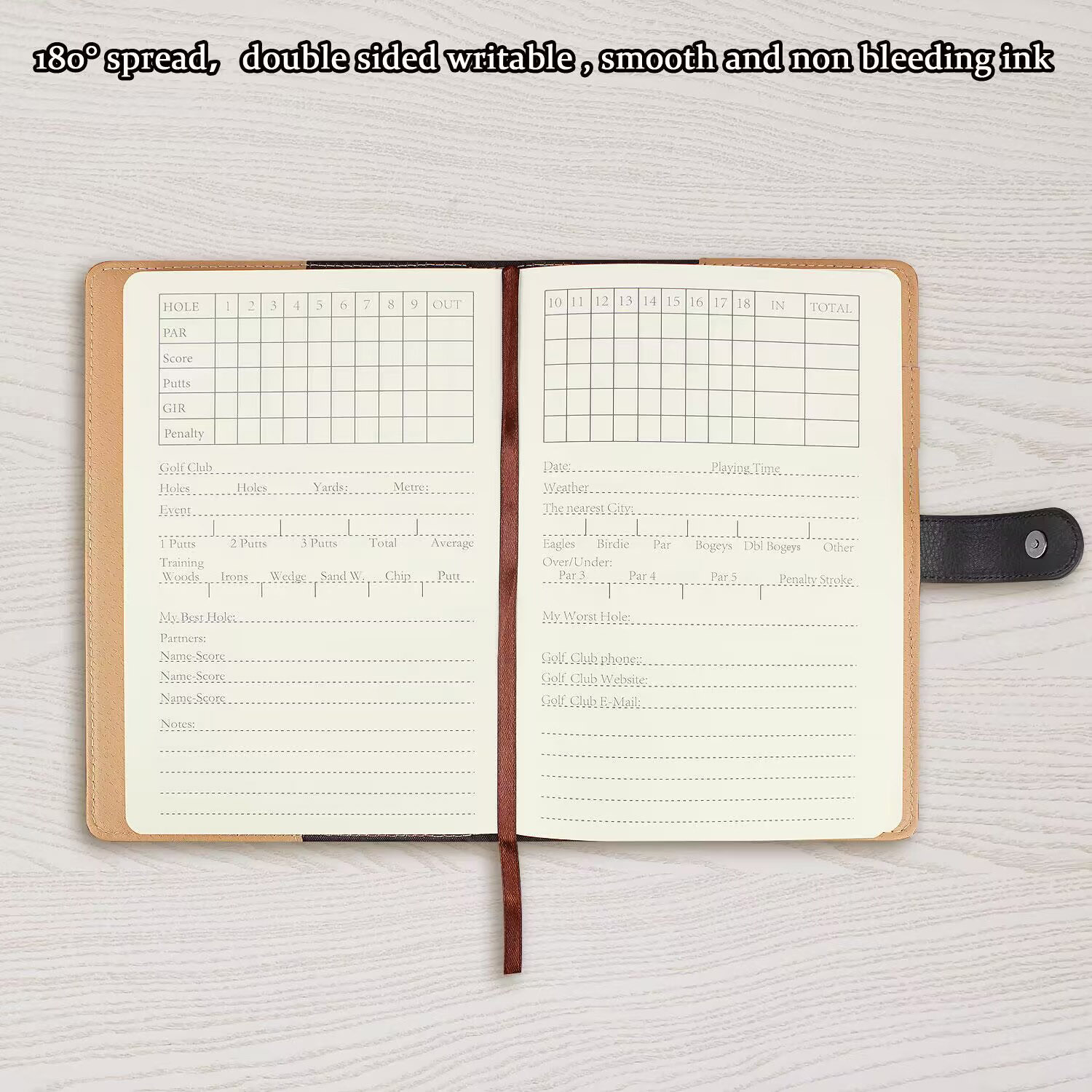 Black Leather Golf Scorecard H – Golf Scorecard Holder Bewertung und Preis